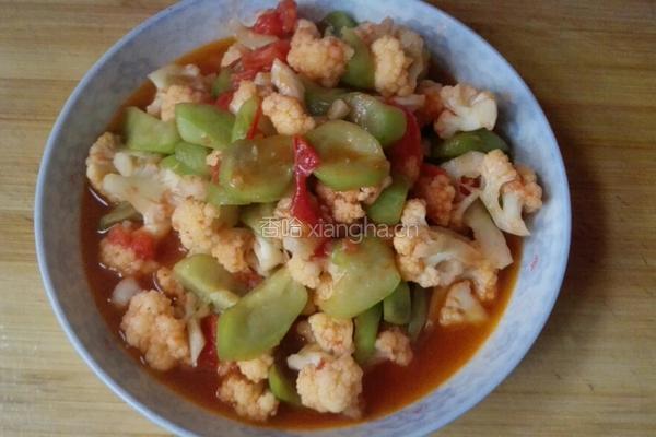 丝瓜炒菜花的做法图解10