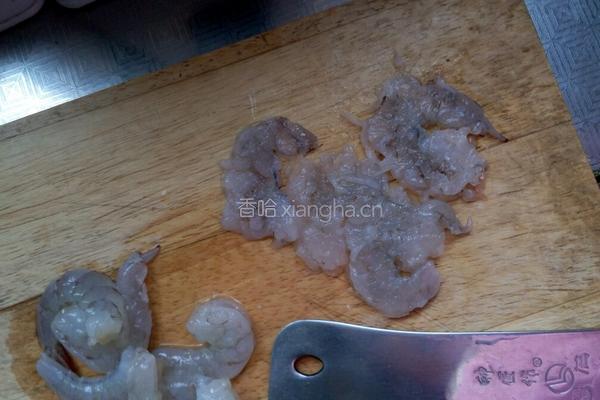 苹果油条虾的做法图解2