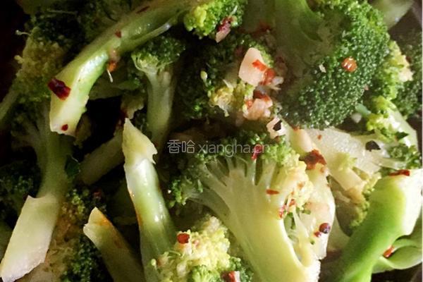 清炒西兰花的做法图解4