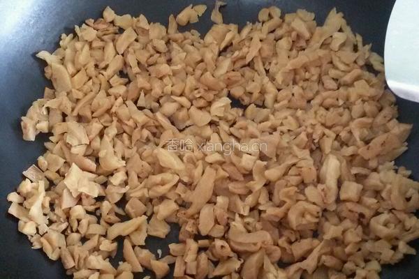 萝卜干炒豆豉的做法图解4