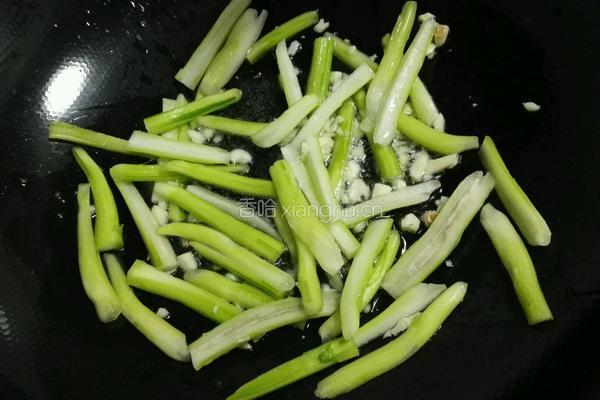 蒜香油菜芯的做法图解4