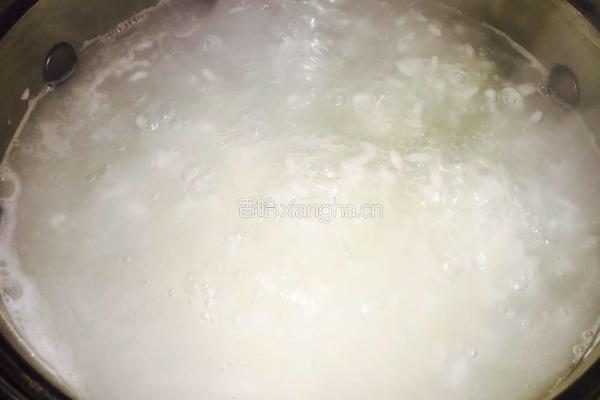 金枪鱼瑶柱菜粥的做法图解8