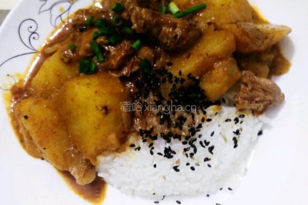 咖喱土豆鸡腿饭的做法图解10