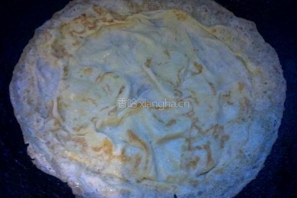 蛋皮菠菜的做法图解2