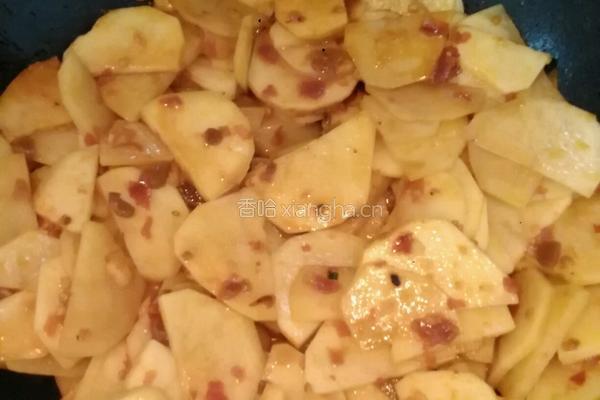 香辣土豆片的做法图解4