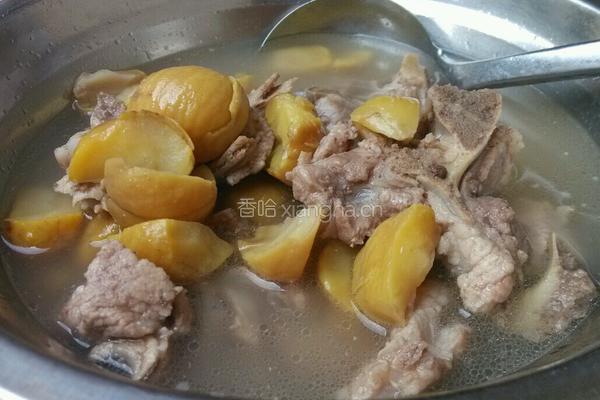 板栗骨头汤的做法图解6