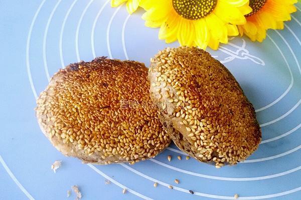 黑芝麻酱烧饼的做法图解8