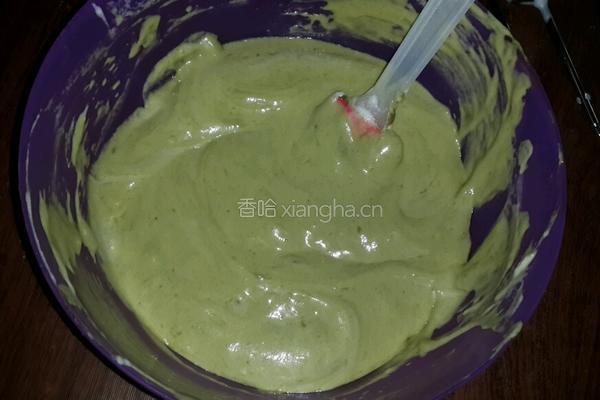 抹茶蛋糕的做法图解6