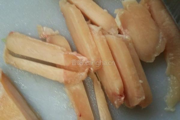 糖醋鸡胸肉的做法图解1