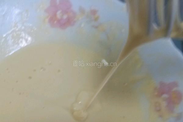 苹果豆浆戚风小蛋糕的做法图解5