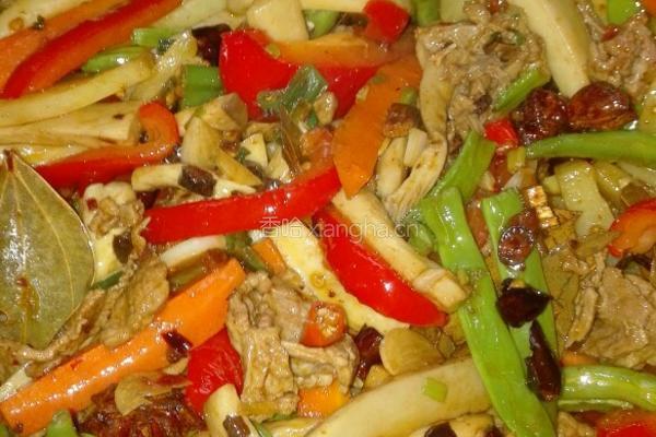 风味香麻牛肉干锅的做法图解29