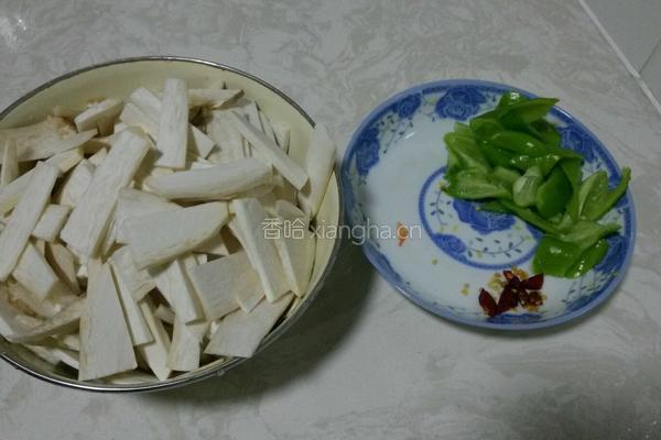 小炒杏鲍菇的做法图解1