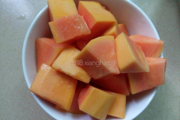 木瓜银耳糖水的做法图解4