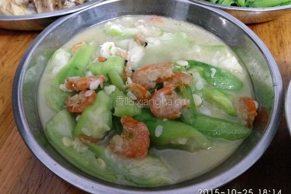 丝瓜虾米汤