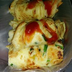 香葱火腿鸡蛋饼的做法[图]