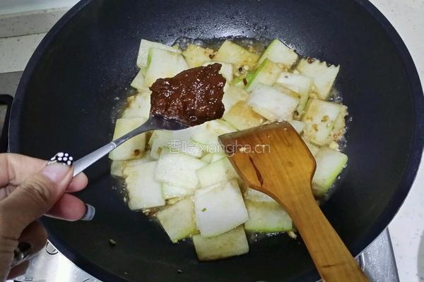 酱焖冬瓜片的做法图解5
