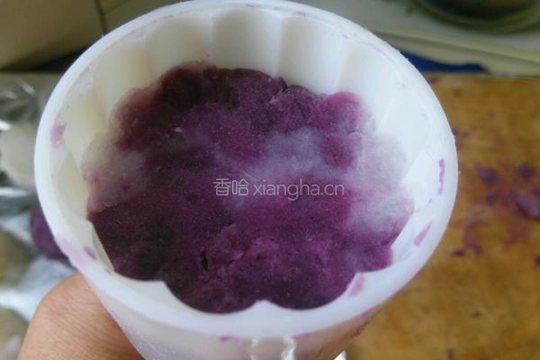蜜恋紫薯山药泥的做法图解8