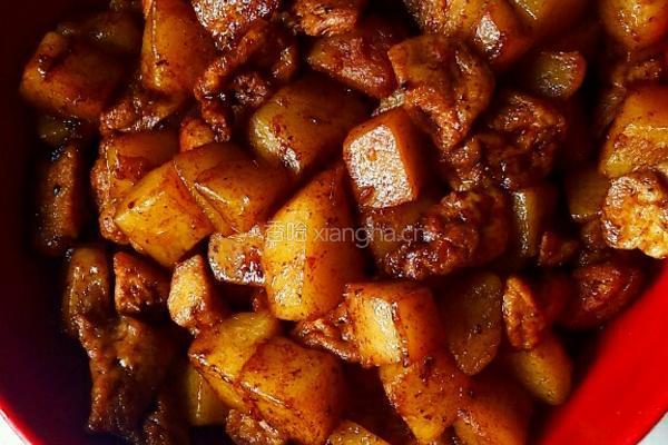 油豆腐土豆炒肉块的做法图解7