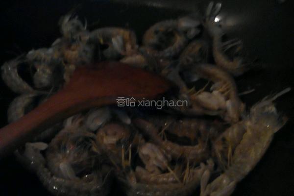 姜蒜会虾姑的做法图解4