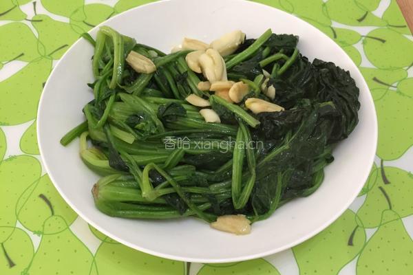 蒜香菠菜的做法图解8