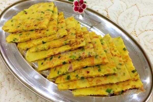 蔬菜鸡蛋饼的做法图解10