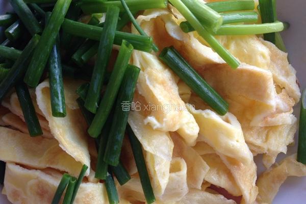 蛋皮炒木耳的做法图解5