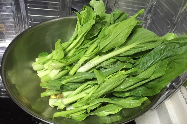 清炒高脚菜心的做法图解4