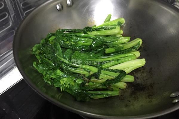 清炒高脚菜心的做法图解6
