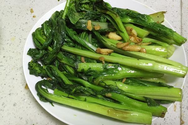 清炒高脚菜心的做法图解7