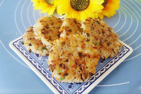 蔬菜米饭饼