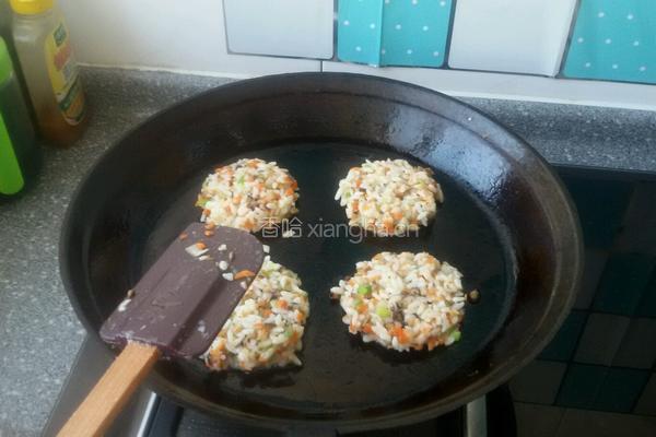 蔬菜米饭饼的做法图解9