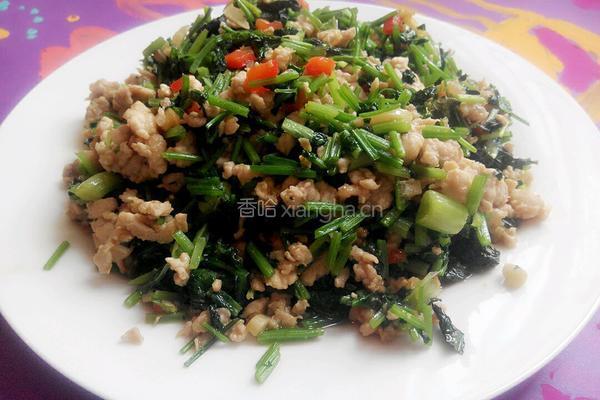 肉末香菜的做法图解8