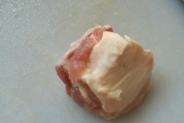 肉片莲花白的做法图解1