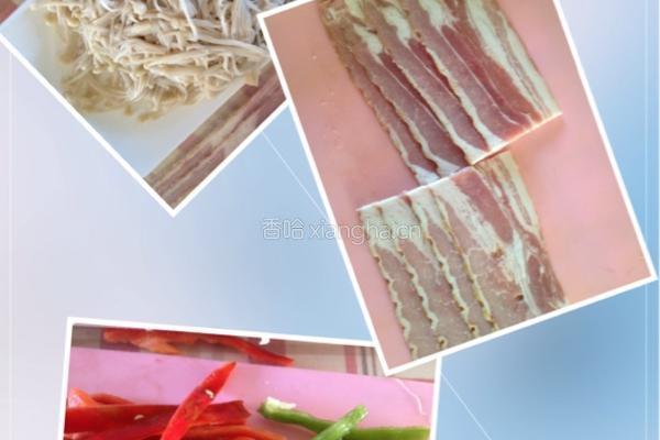 香辣培根卷的做法图解1