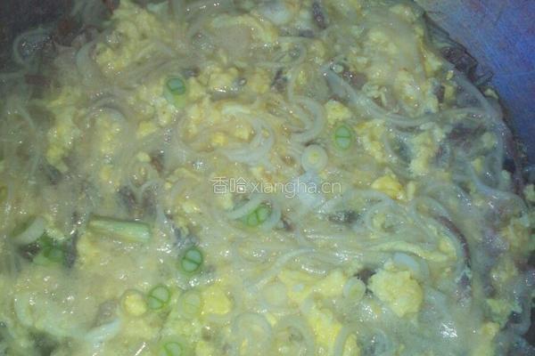 肉丝鸡蛋面的做法图解6