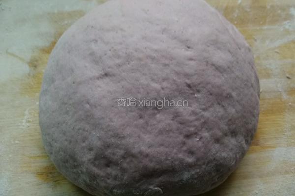 紫薯香菇青菜包的做法图解7