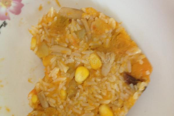 南瓜玉米饭的做法图解6