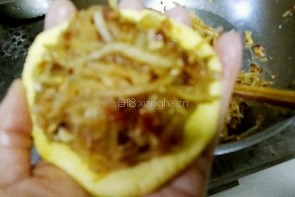 萝卜丝大馅棒子面菜饽饽的做法图解3