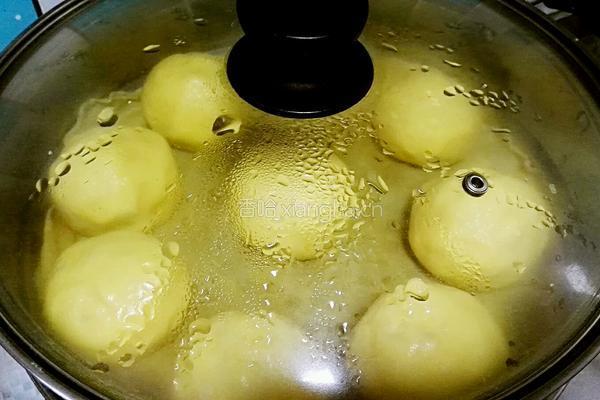 萝卜丝大馅棒子面菜饽饽的做法图解4