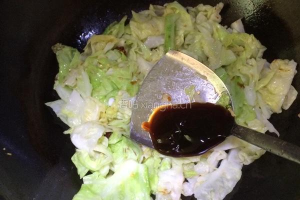 蚝油手撕包菜的做法图解5