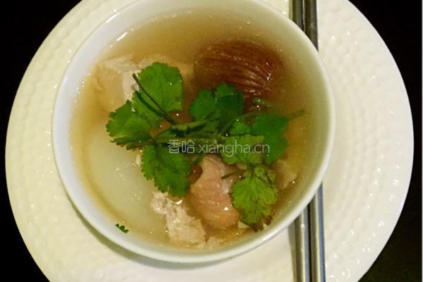海底椰响螺瘦肉汤的做法图解6