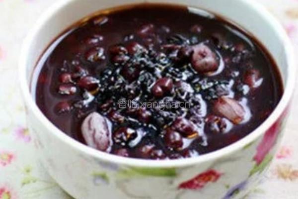 红豆黑米粥的做法图解7