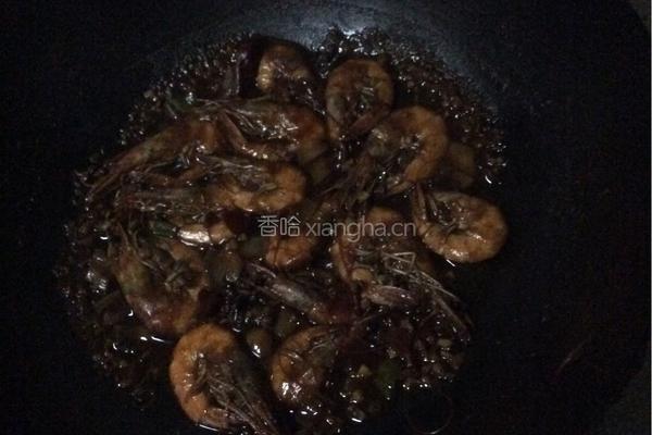 鲜虾菜心的做法图解4