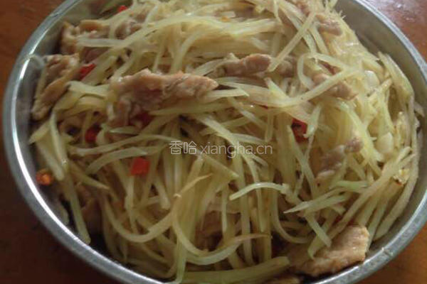 酸辣土豆肉丝的做法图解5