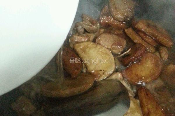 素鸡烧排骨的做法图解8