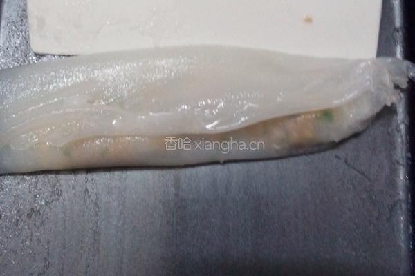 肉末蒸肠粉的做法图解4