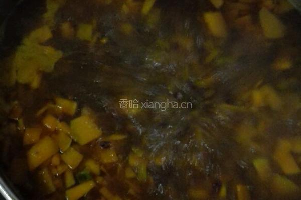 巫婆汤之南瓜红豆糖水的做法图解4