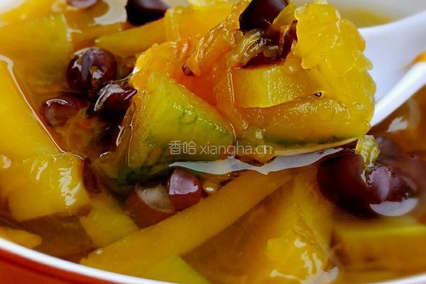 巫婆汤之南瓜红豆糖水的做法图解5