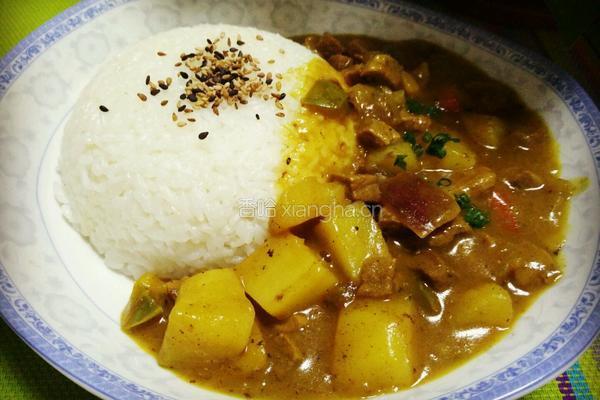 土豆牛肉咖喱饭的做法图解7
