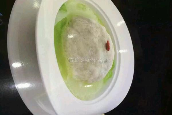 清炖蟹粉狮子头的做法图解5